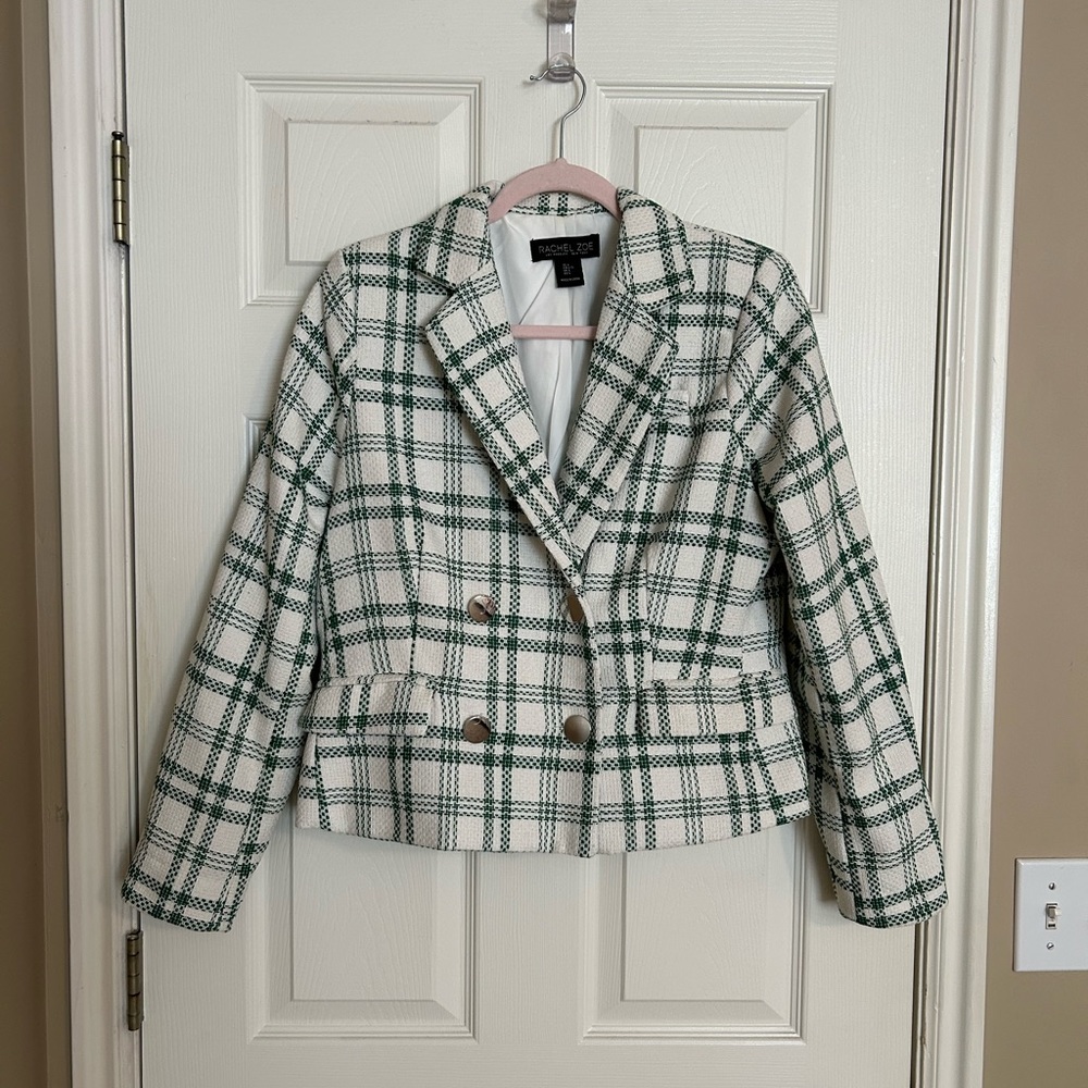 Rachel Zoe Plaid Blazer